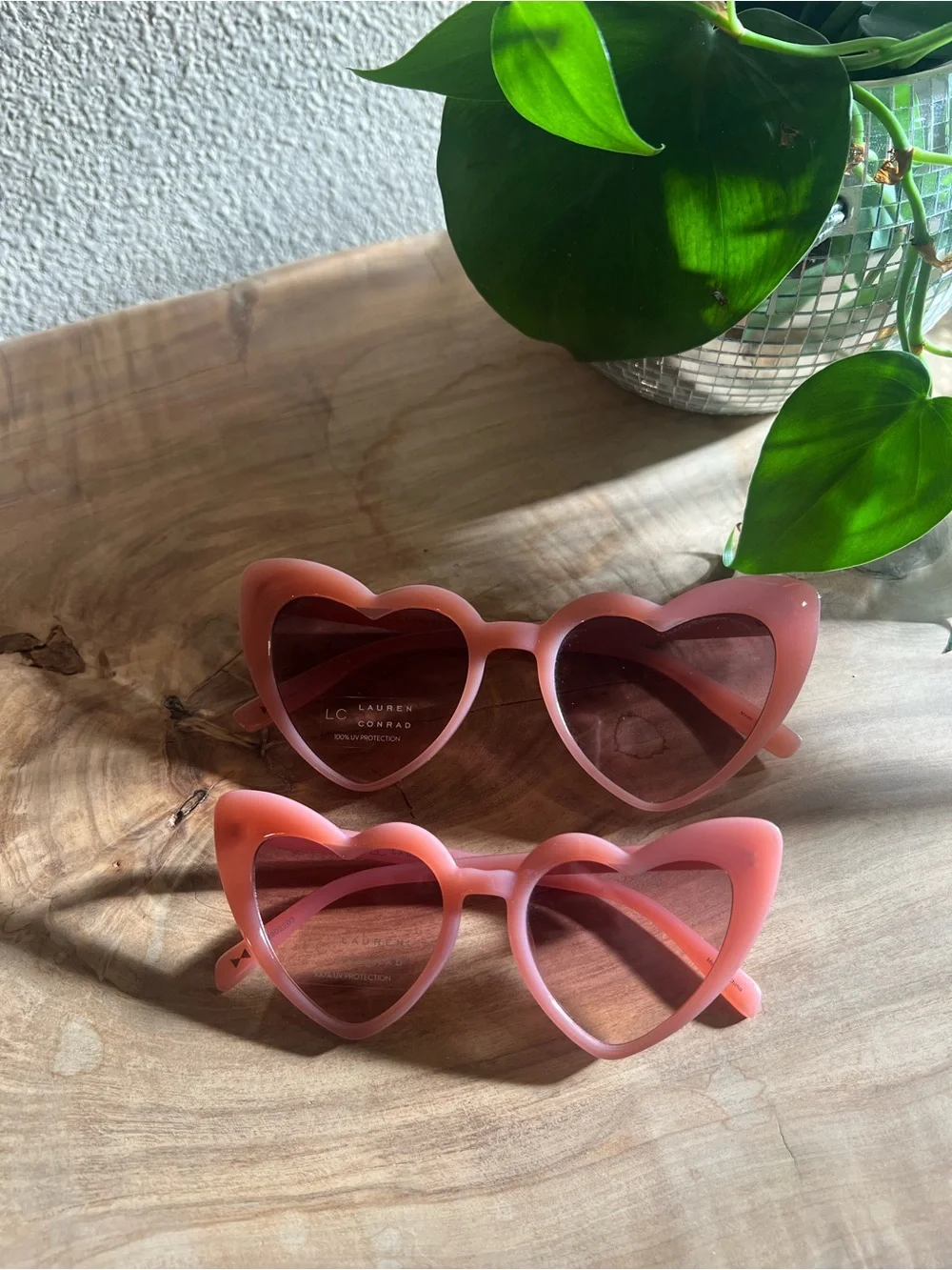 Lauren Conrad Pink Heart-Shaped Mommy & Me Sunglasses